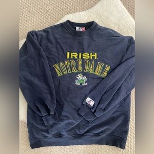 Vintage Notre Dame navy crewneck
